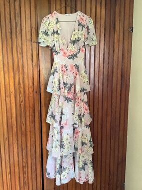 Baltic Born Montaigne Tiered Ruffle Dress